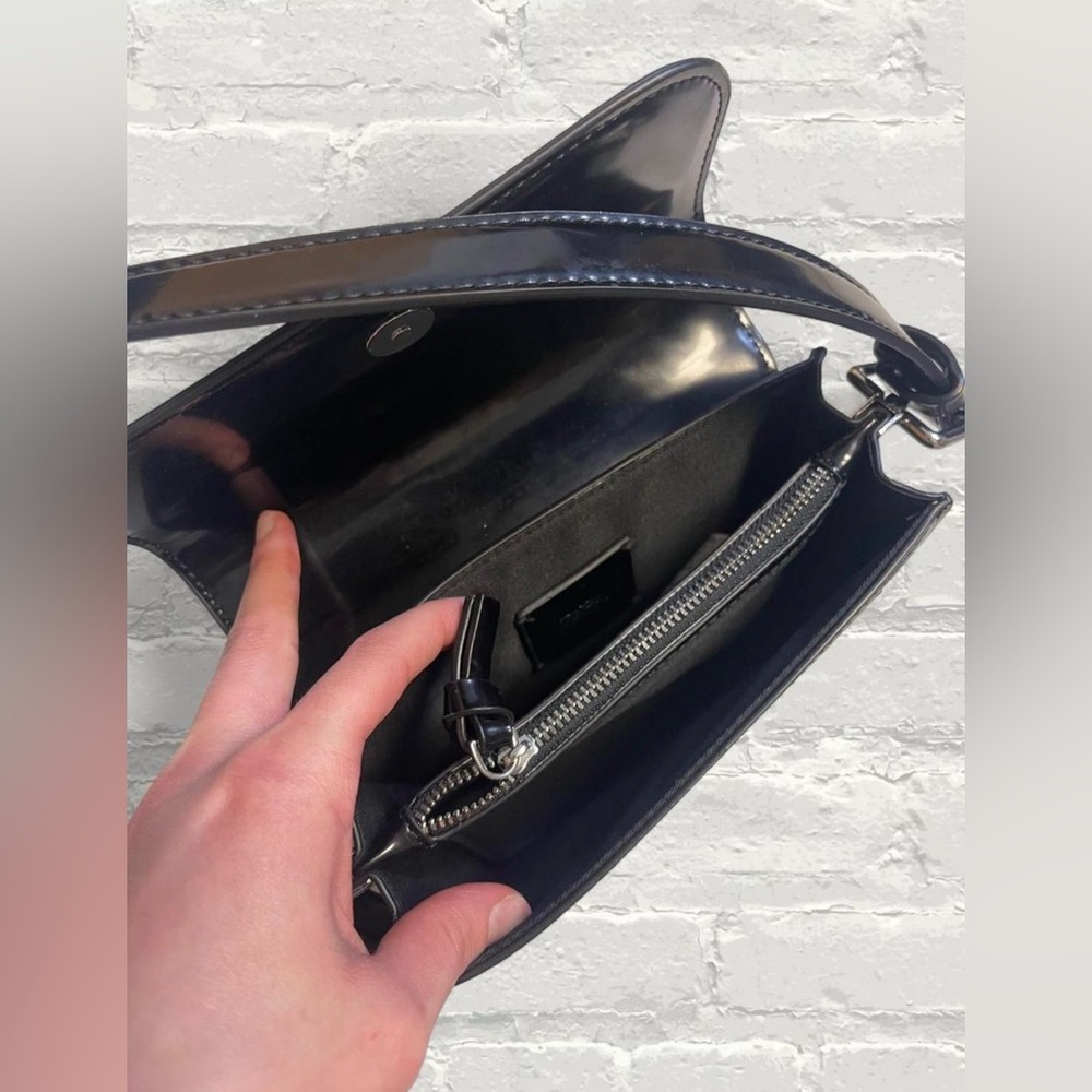 Zara Black Faux Leather purse - Picture 3 of 6